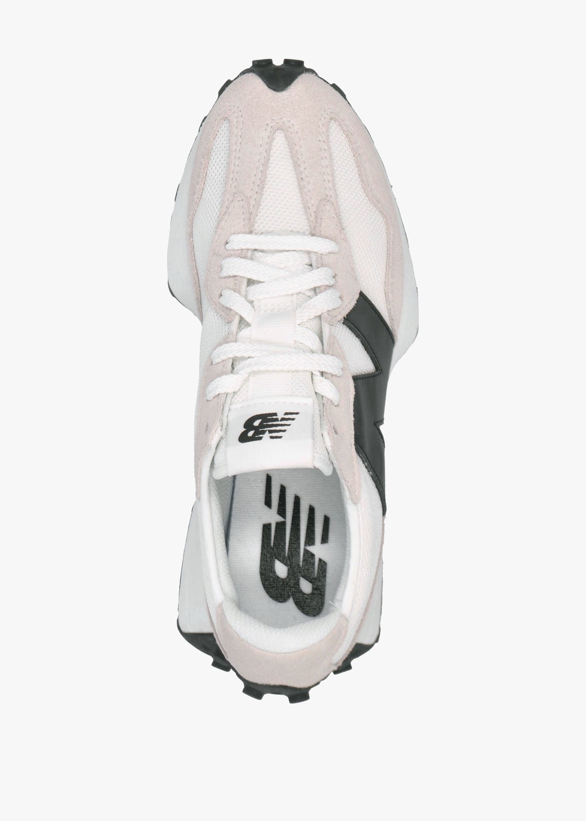 Women’s 327 White Black Suede & Mesh Trainers