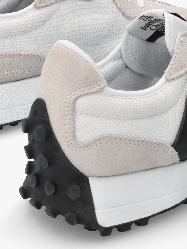 Women’s 327 White Black Suede & Mesh Trainers
