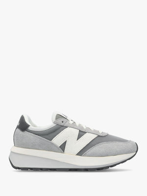 Women's 370 Grey Suede & Mesh Trainers