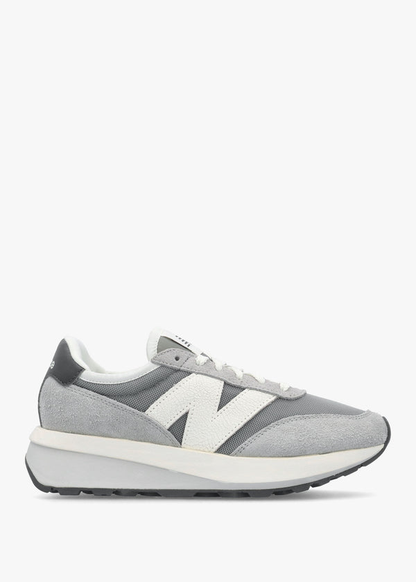 Women's 370 Grey Suede & Mesh Trainers