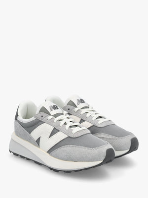 Women's 370 Grey Suede & Mesh Trainers