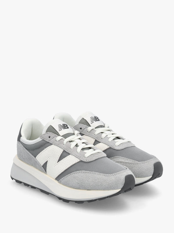 Women's 370 Grey Suede & Mesh Trainers