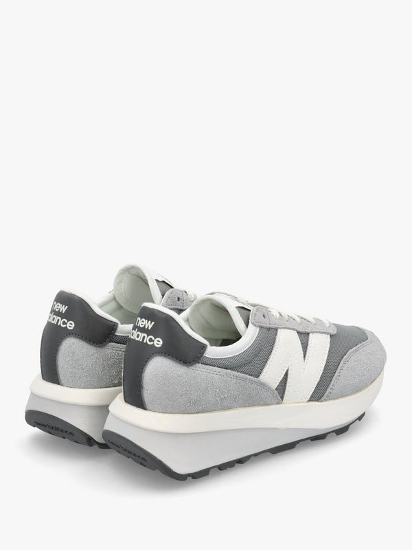 Women's 370 Grey Suede & Mesh Trainers