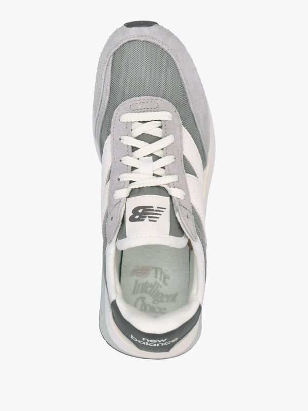 Women's 370 Grey Suede & Mesh Trainers