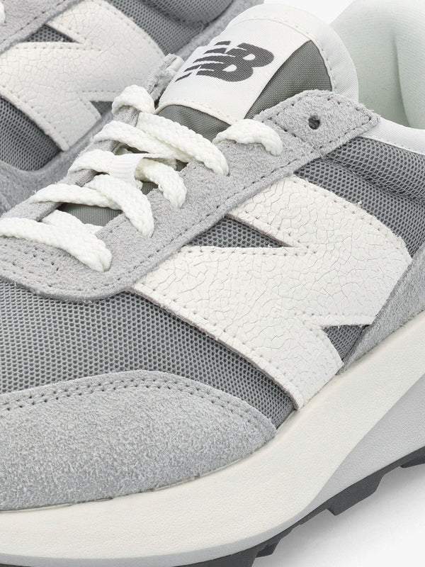 Women's 370 Grey Suede & Mesh Trainers