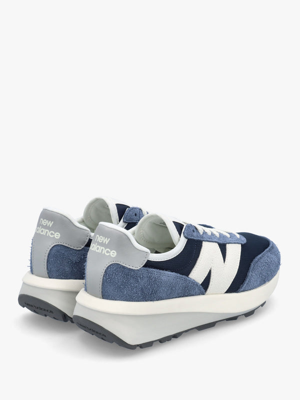 Women's 370 Navy Suede & Mesh Trainers