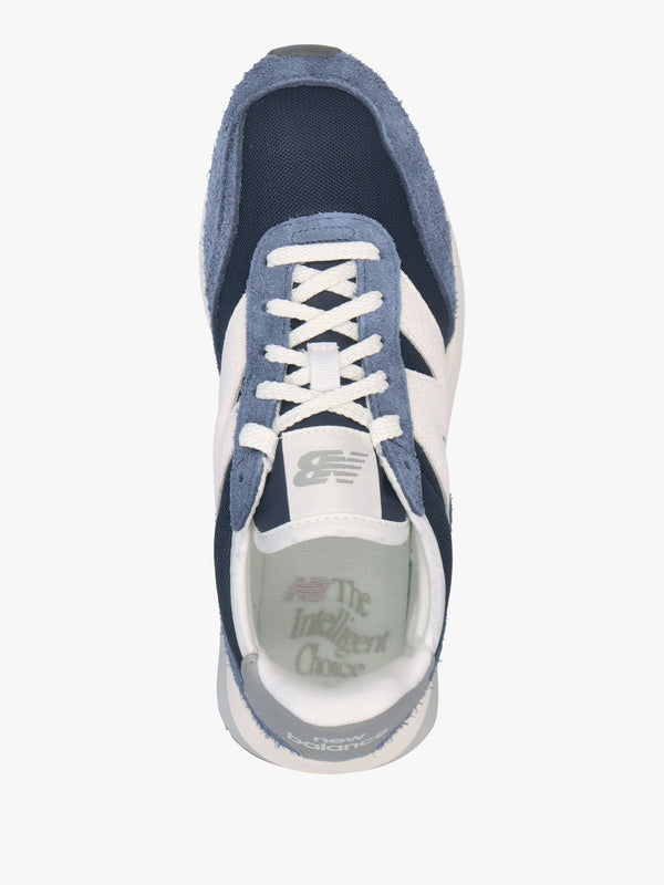 Women's 370 Navy Suede & Mesh Trainers