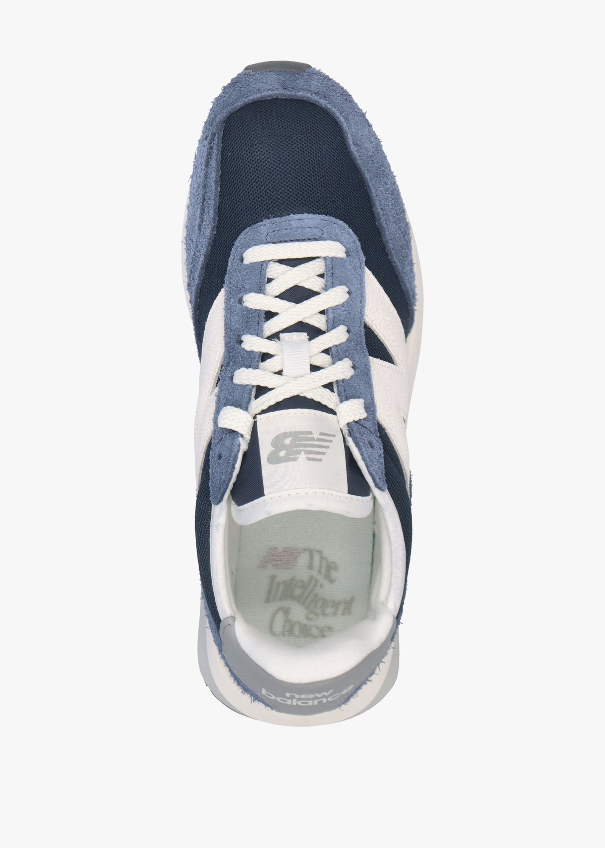 Women's 370 Navy Suede & Mesh Trainers