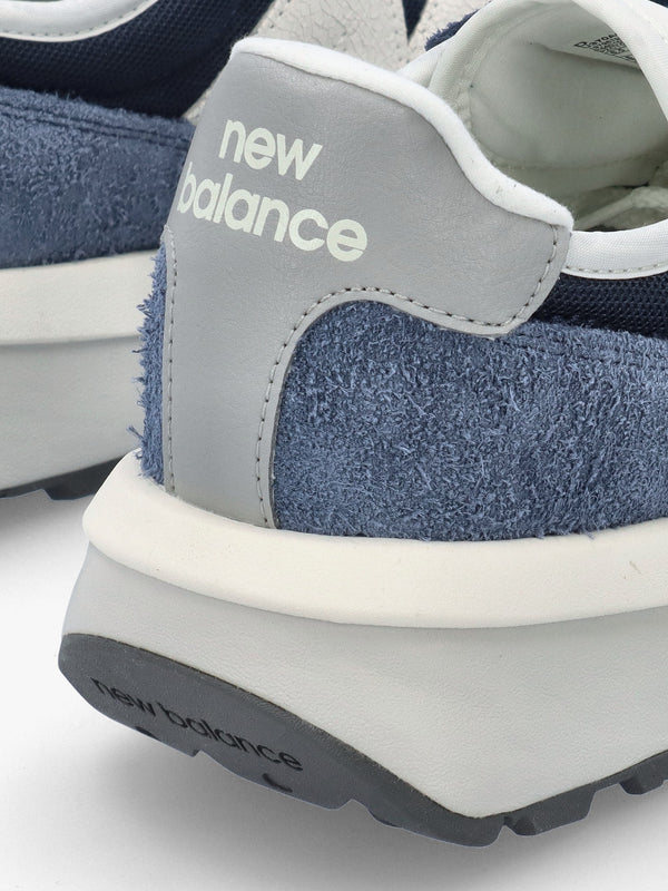 Women's 370 Navy Suede & Mesh Trainers