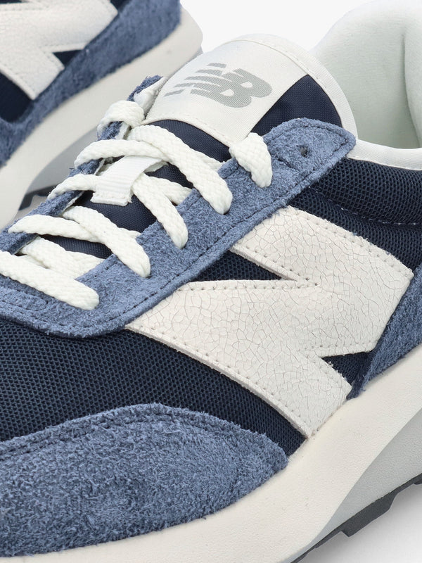 Women's 370 Navy Suede & Mesh Trainers
