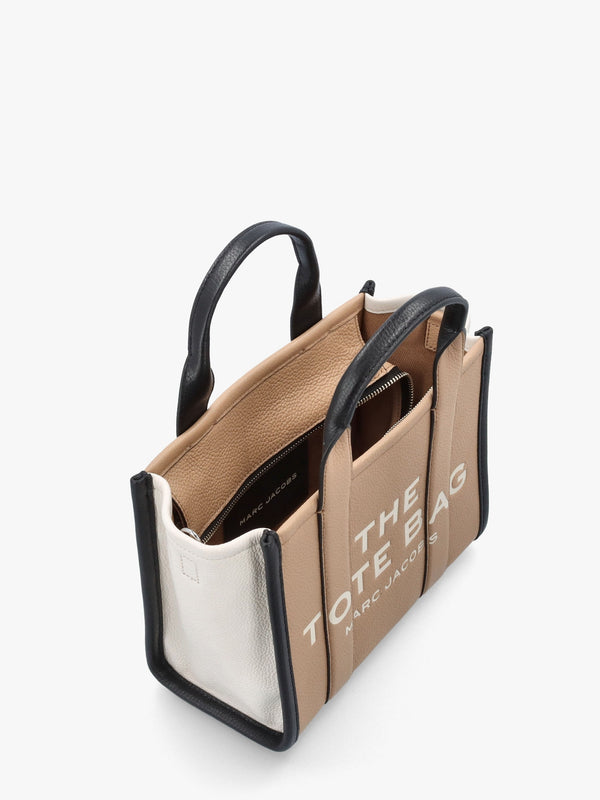 The Colourblock Small Camel Multi Leather Tote Bag
