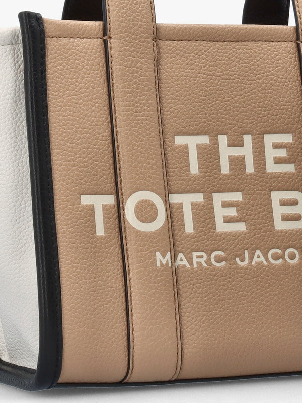 The Colourblock Small Camel Multi Leather Tote Bag