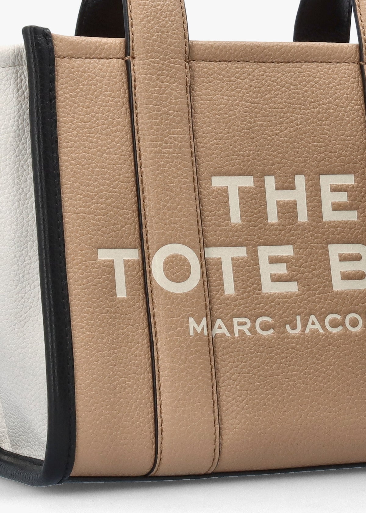 The Colourblock Small Camel Multi Leather Tote Bag