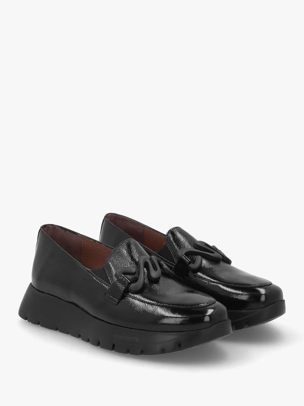 Odisei 94 Black Patent Leather Loafers