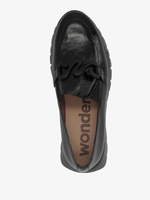 Odisei 94 Black Patent Leather Loafers