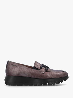 Odisei 94 Pewter Leather Loafers