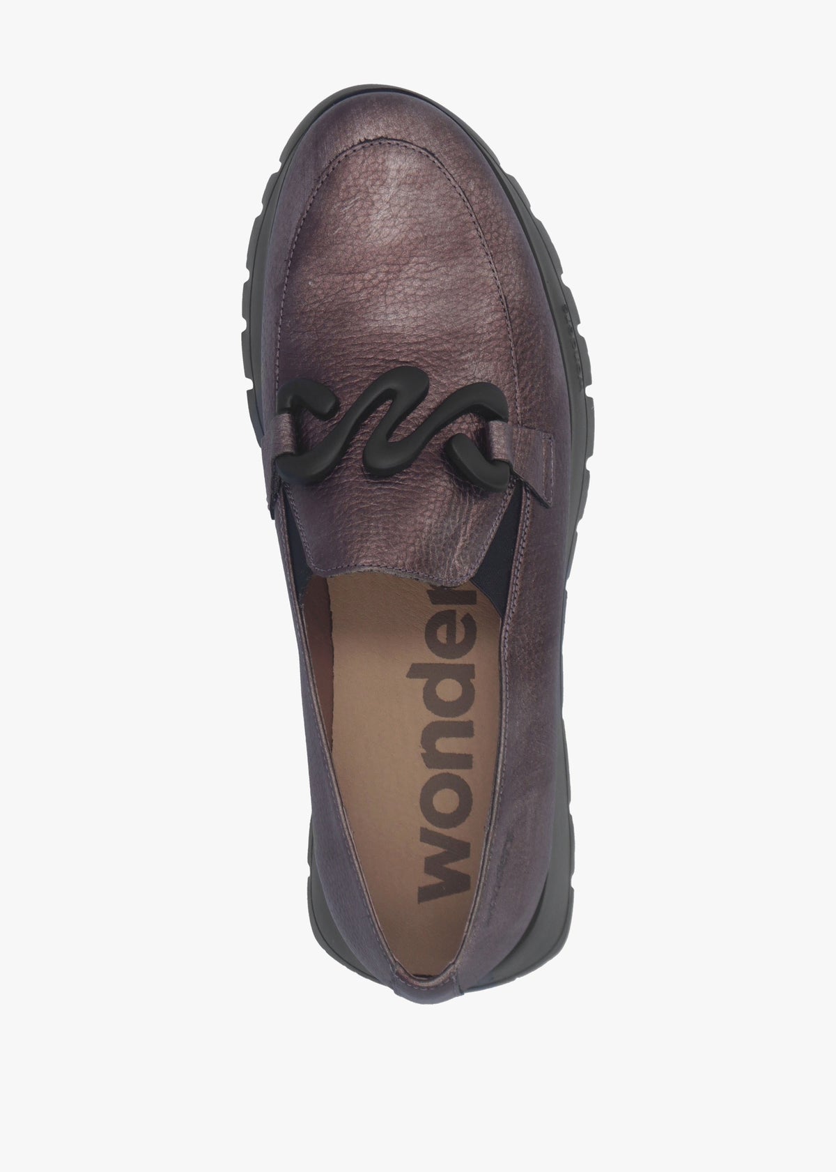 Odisei 94 Pewter Leather Loafers