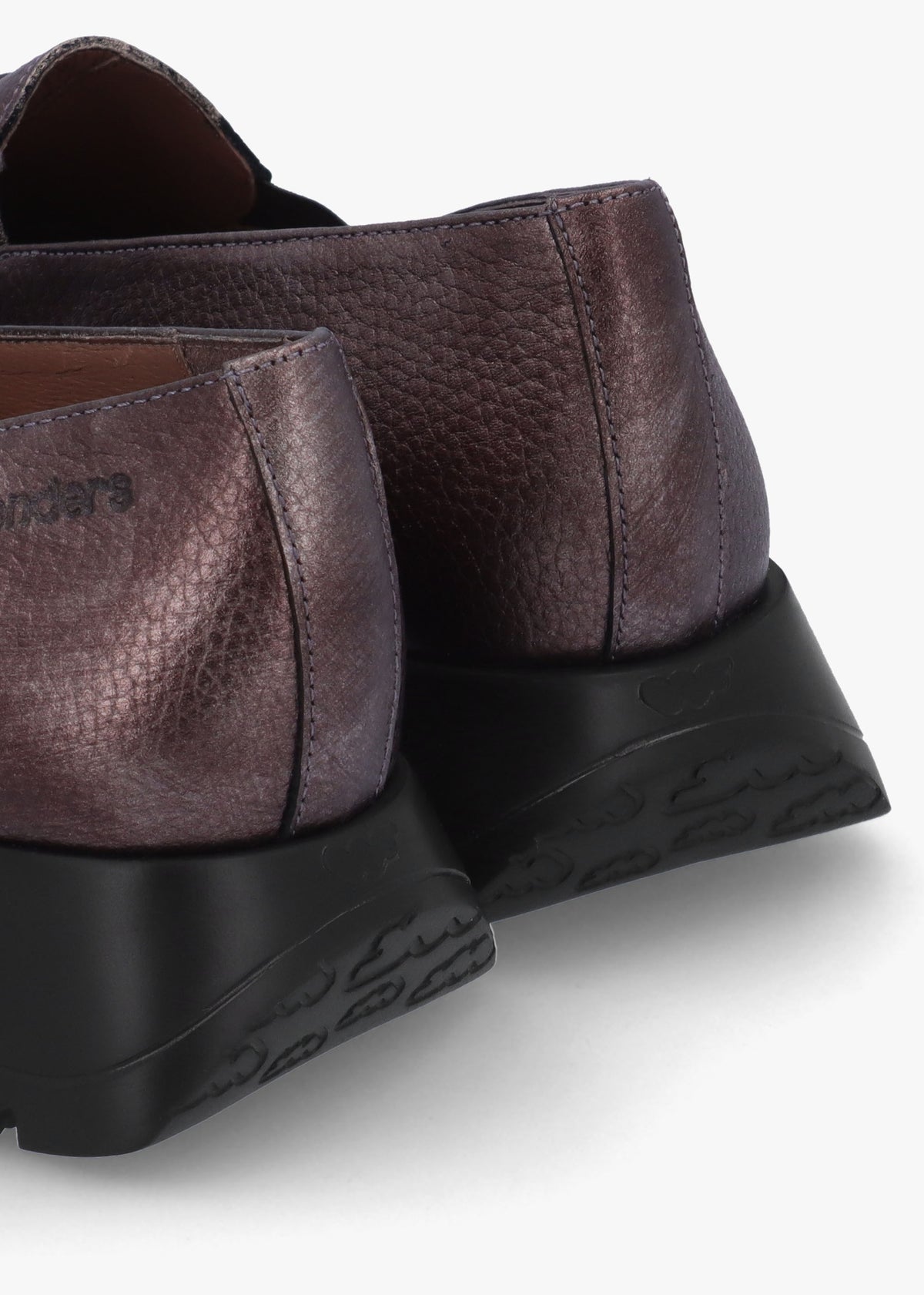 Odisei 94 Pewter Leather Loafers
