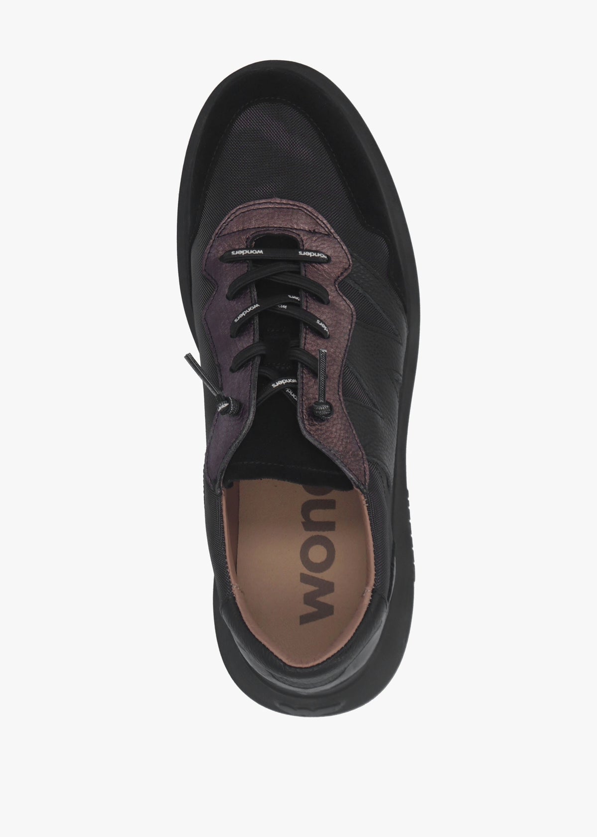 Roma 31 Black Mixed Textile Chunky Trainers