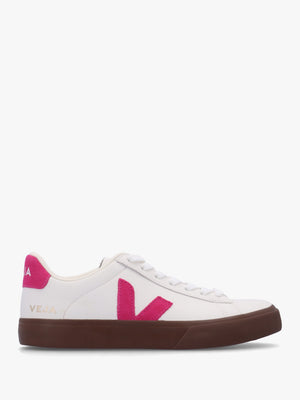 Campo Leather White Pink Bark Trainers