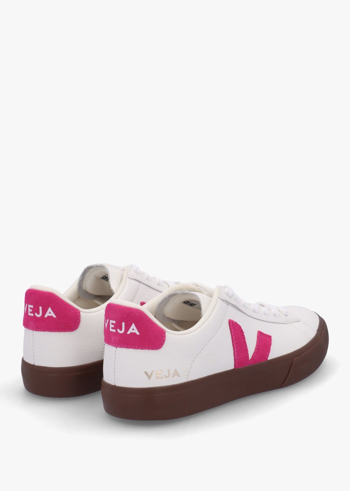 Campo Leather White Pink Bark Trainers