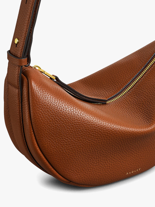 Medium Dukes Place Saddle Leather Sling Bag