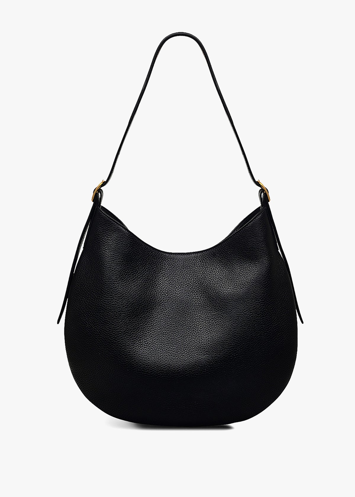 Kensington Place Black Leather Shoulder Bag