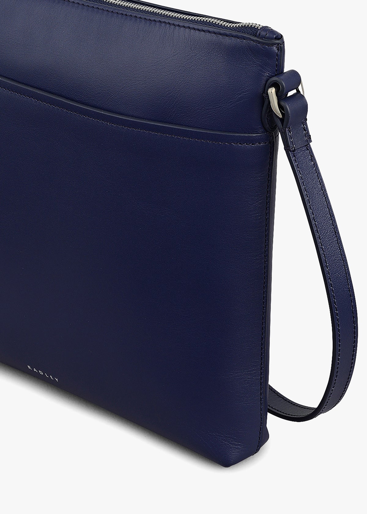 Large Pockets Top Zip NS Evenfall Leather Cross-Body Bag