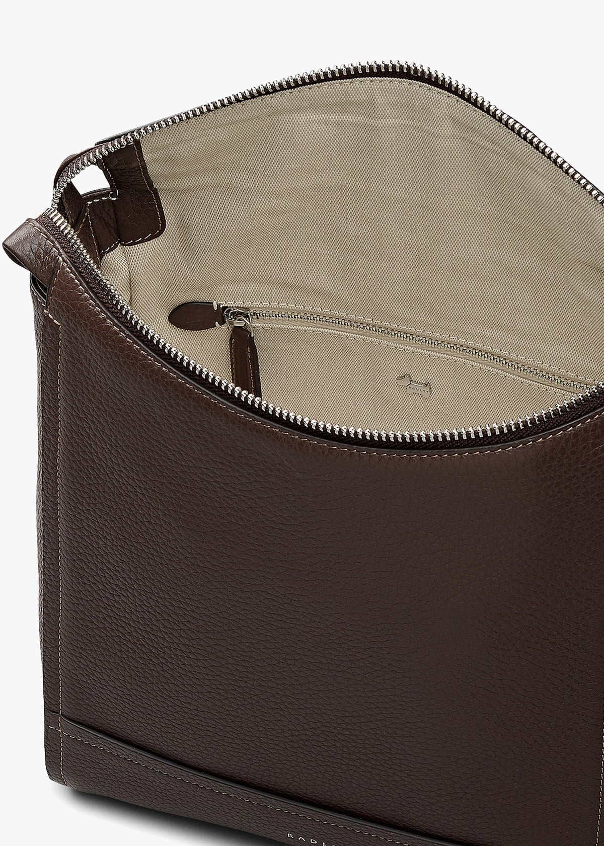 Small Oak Street Dark Oak Leather Backpack