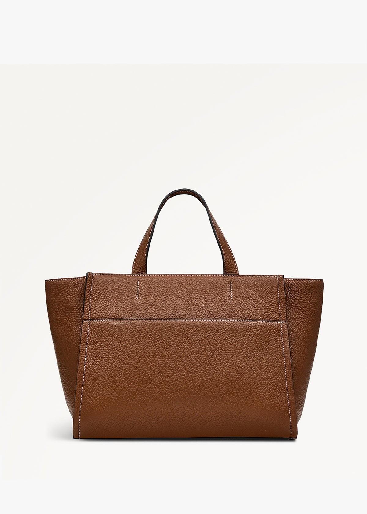 Medium Oak Tan Street Saddle Leather Grab Bag