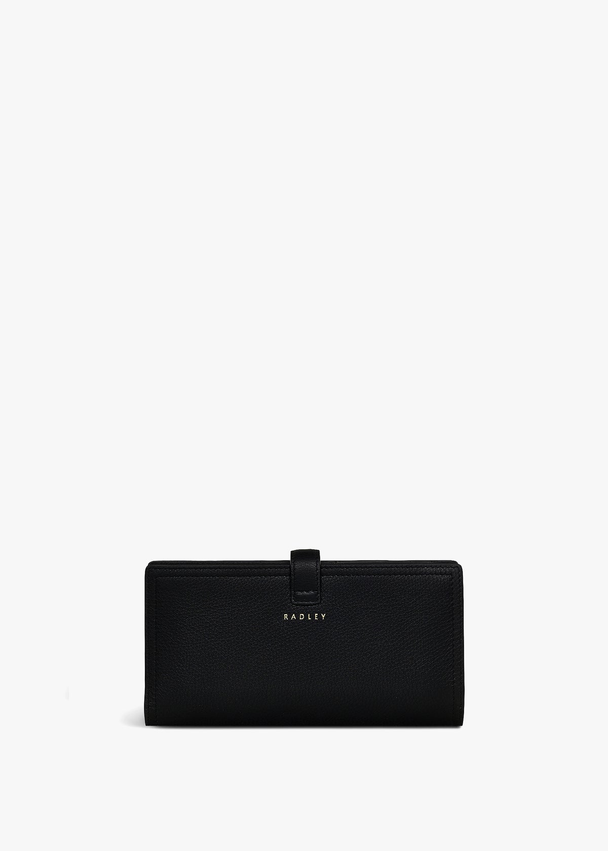 Large Willis Street Bifold Matinee Black Leather Wallet