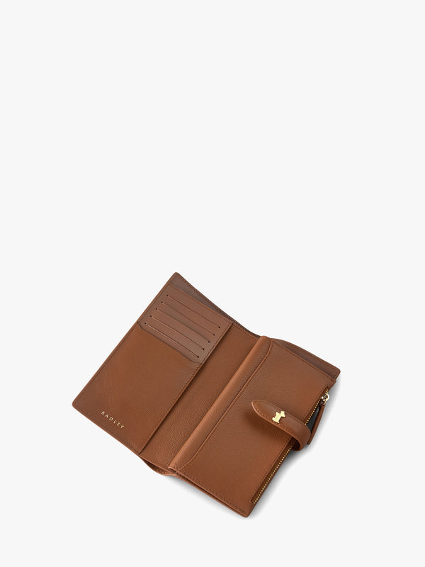 Large Willis Street Bifold Matinee Saddle Leather Wallet