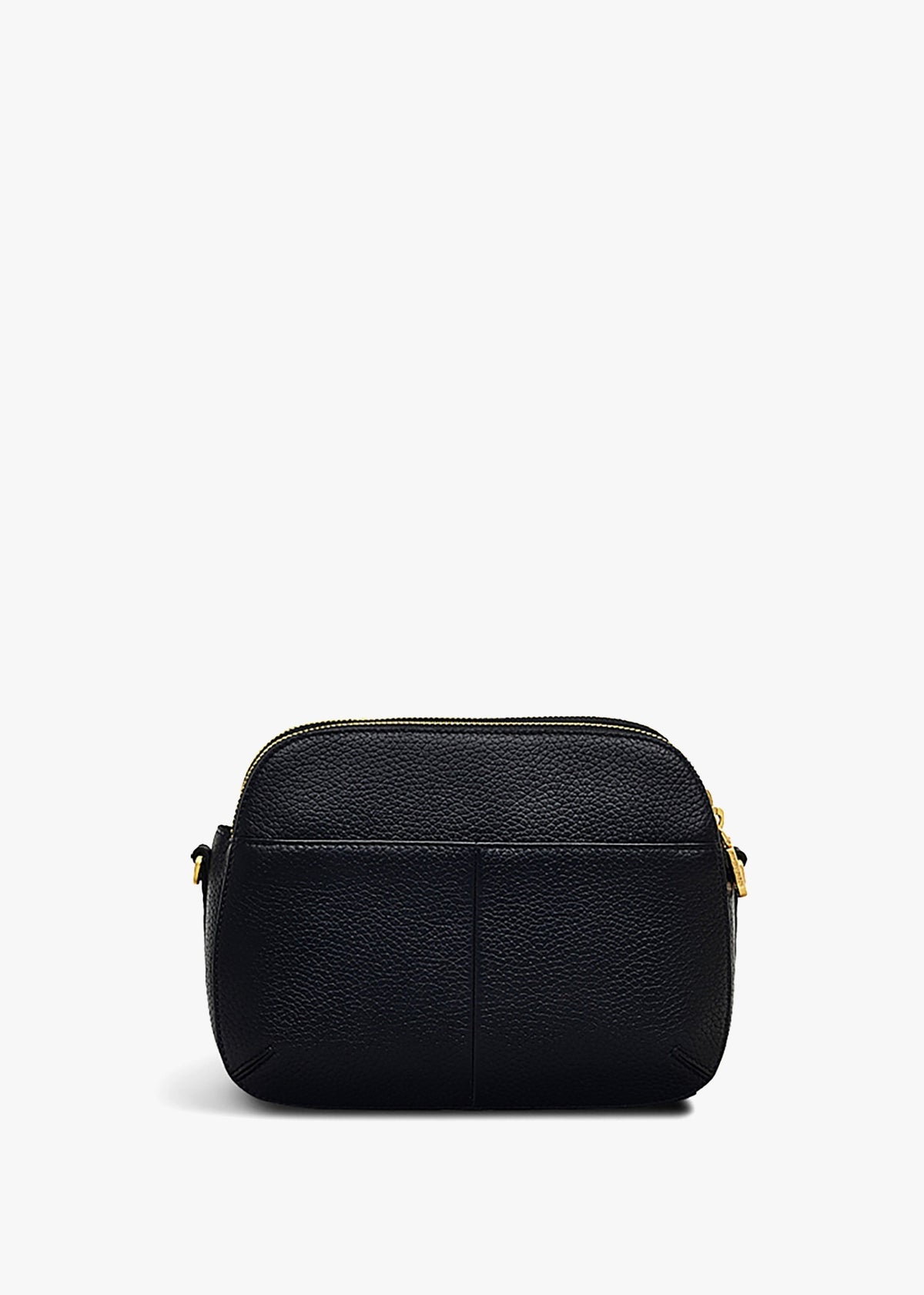 Medium Dukes Place Black Leather Cross-Body Bag