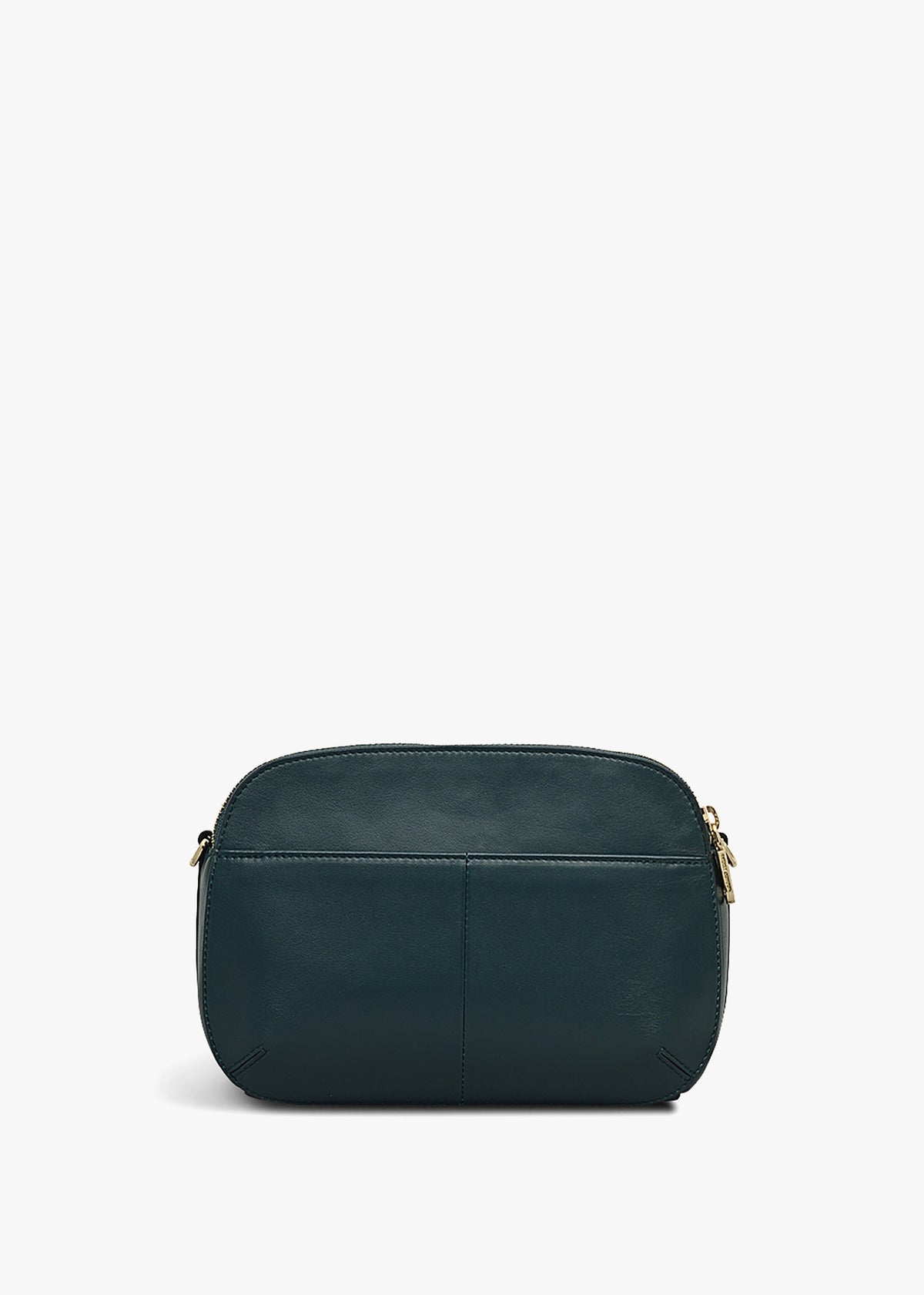 Medium Dukes Place Teal Leather Cross-Body Bag