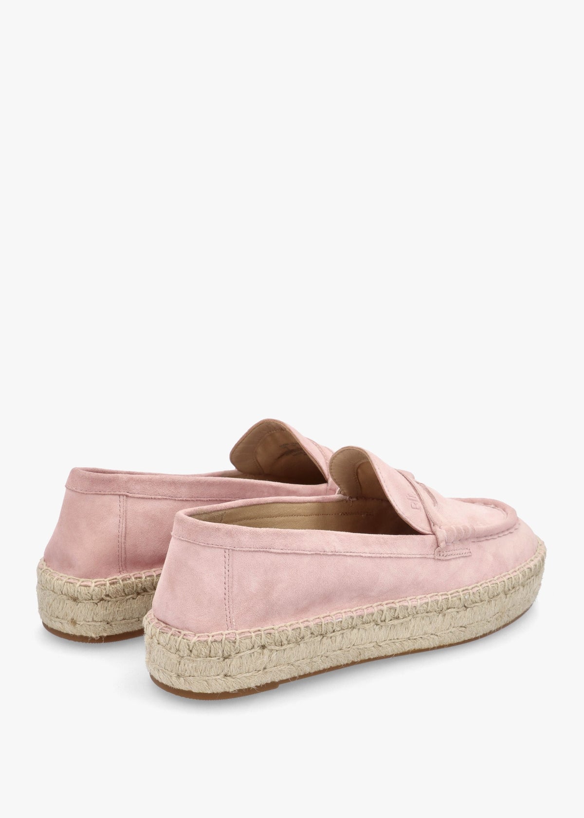 Luize Sun Blush Suede Espadrille Loafers