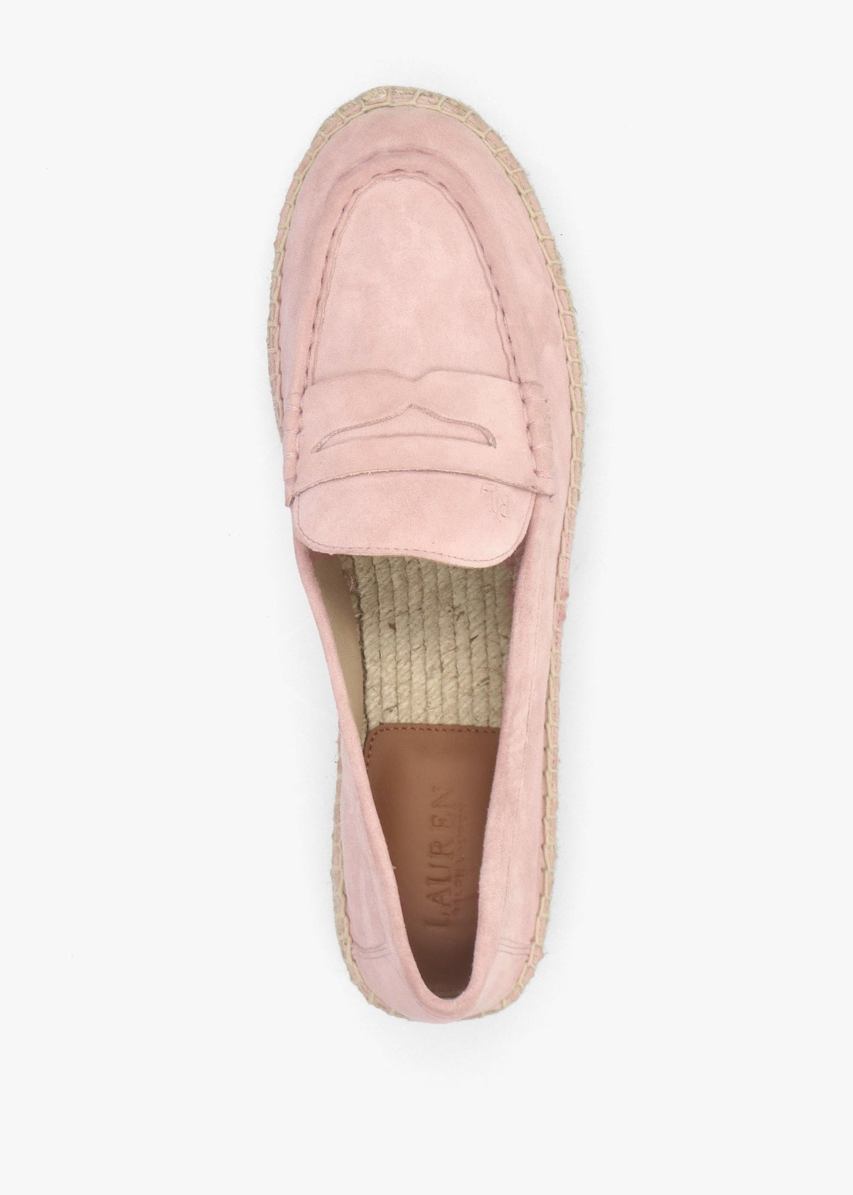 Luize Sun Blush Suede Espadrille Loafers