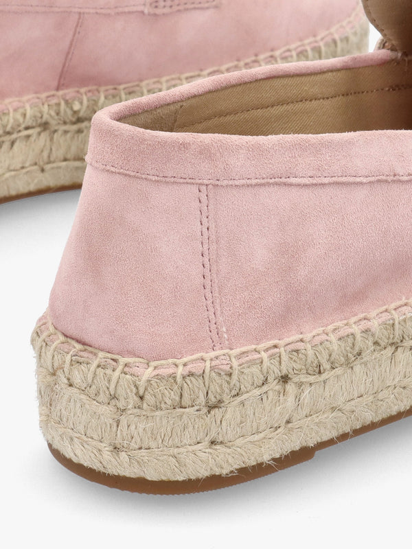 Luize Sun Blush Suede Espadrille Loafers