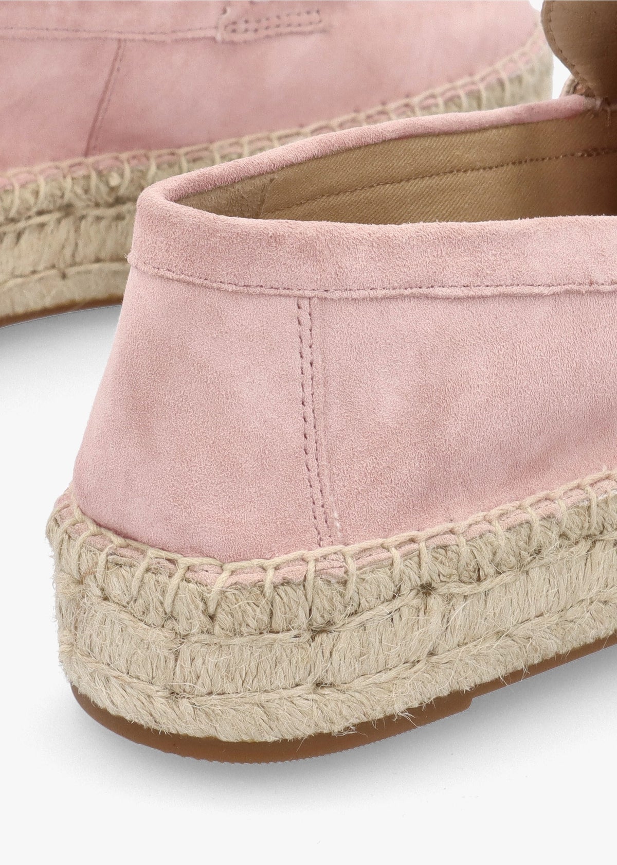 Luize Sun Blush Suede Espadrille Loafers