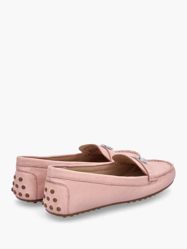 Barnsbury Sun Blush Leather Loafers