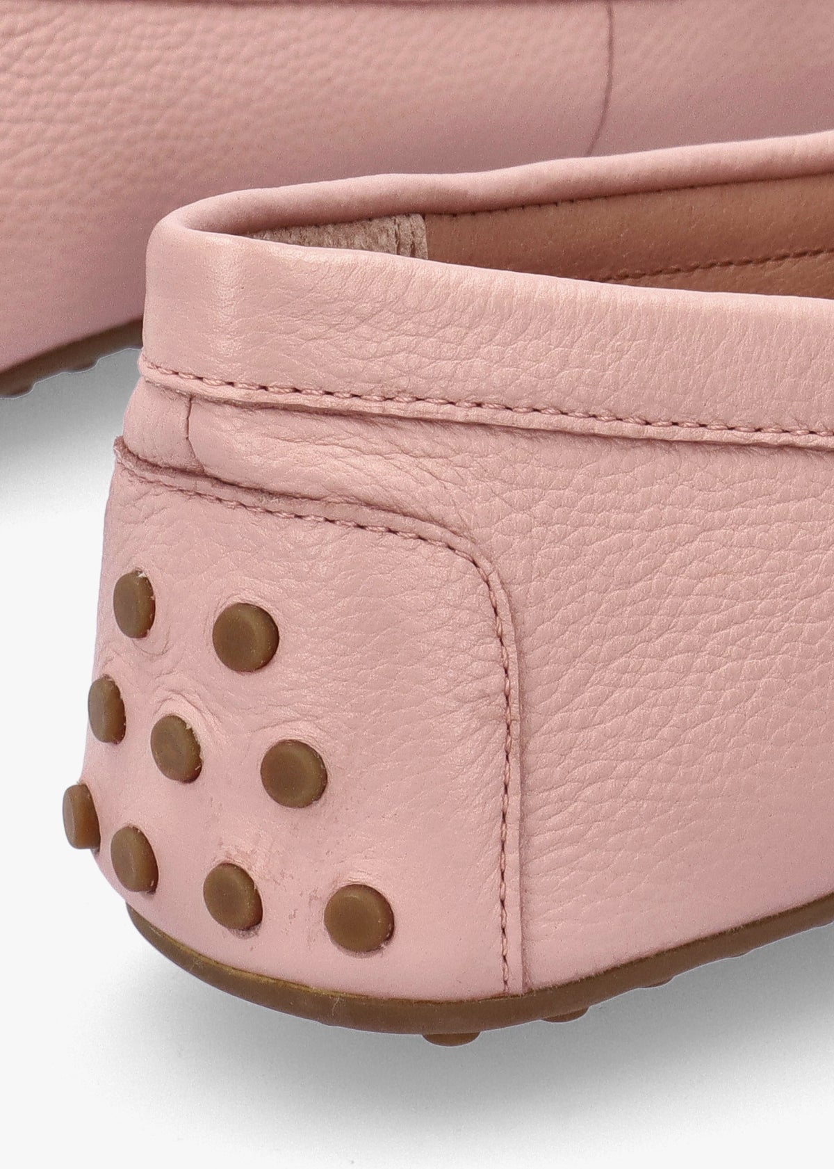 Barnsbury Sun Blush Leather Loafers