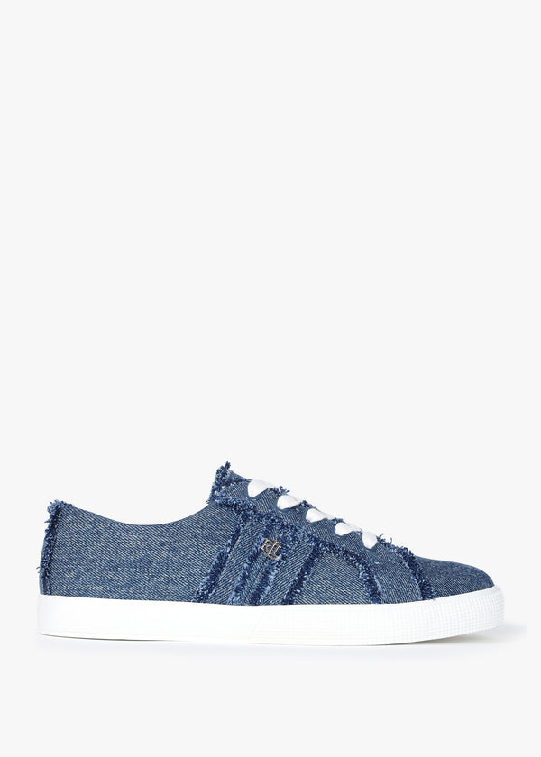 Janson Fray Oxford Blue Denim Trainers