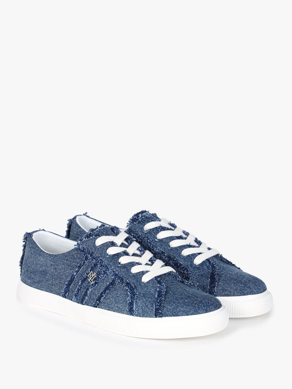 Janson Fray Oxford Blue Denim Trainers