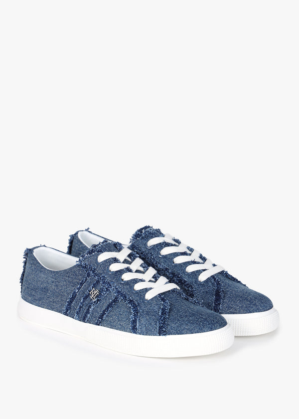 Janson Fray Oxford Blue Denim Trainers