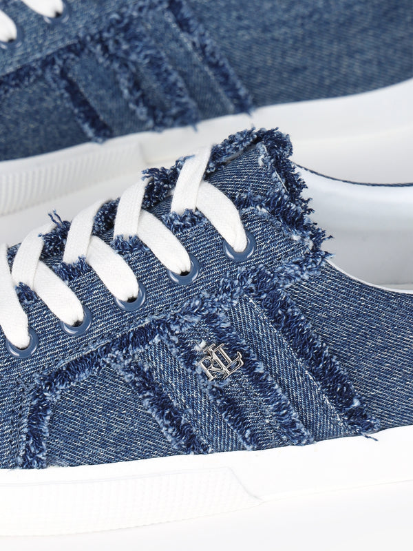 Janson Fray Oxford Blue Denim Trainers