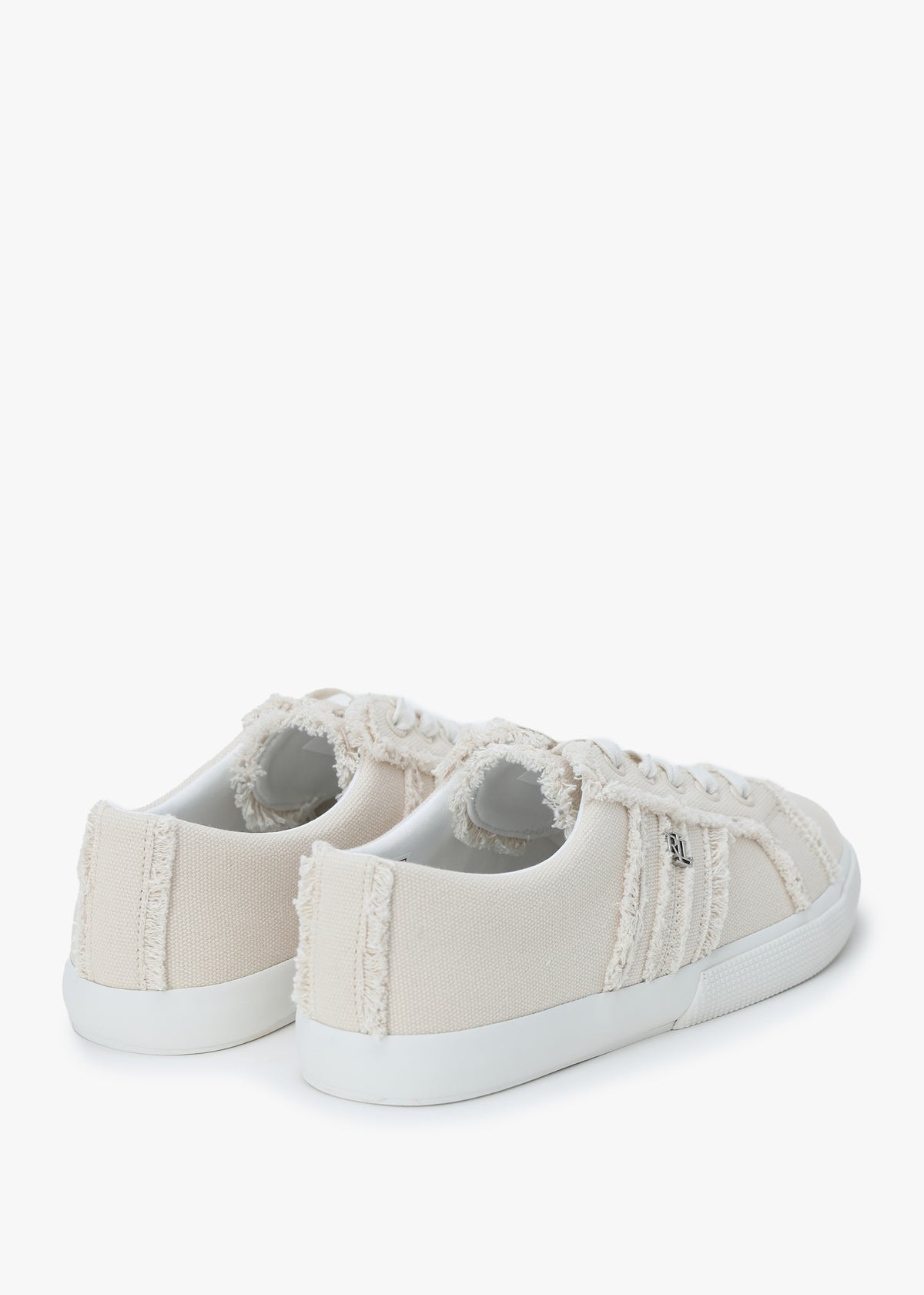 Janson Fray White Canvas Trainers