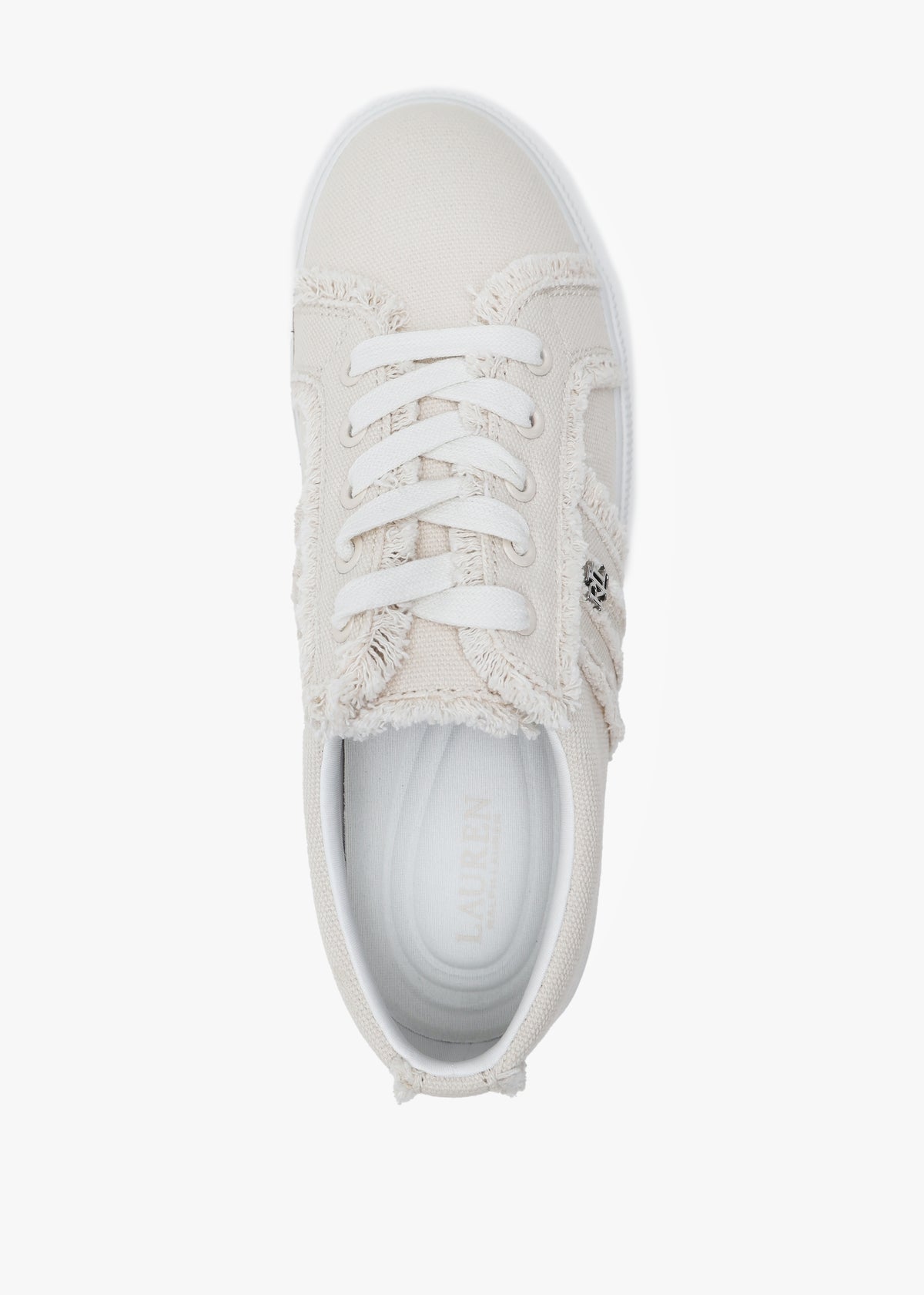 Janson Fray White Canvas Trainers
