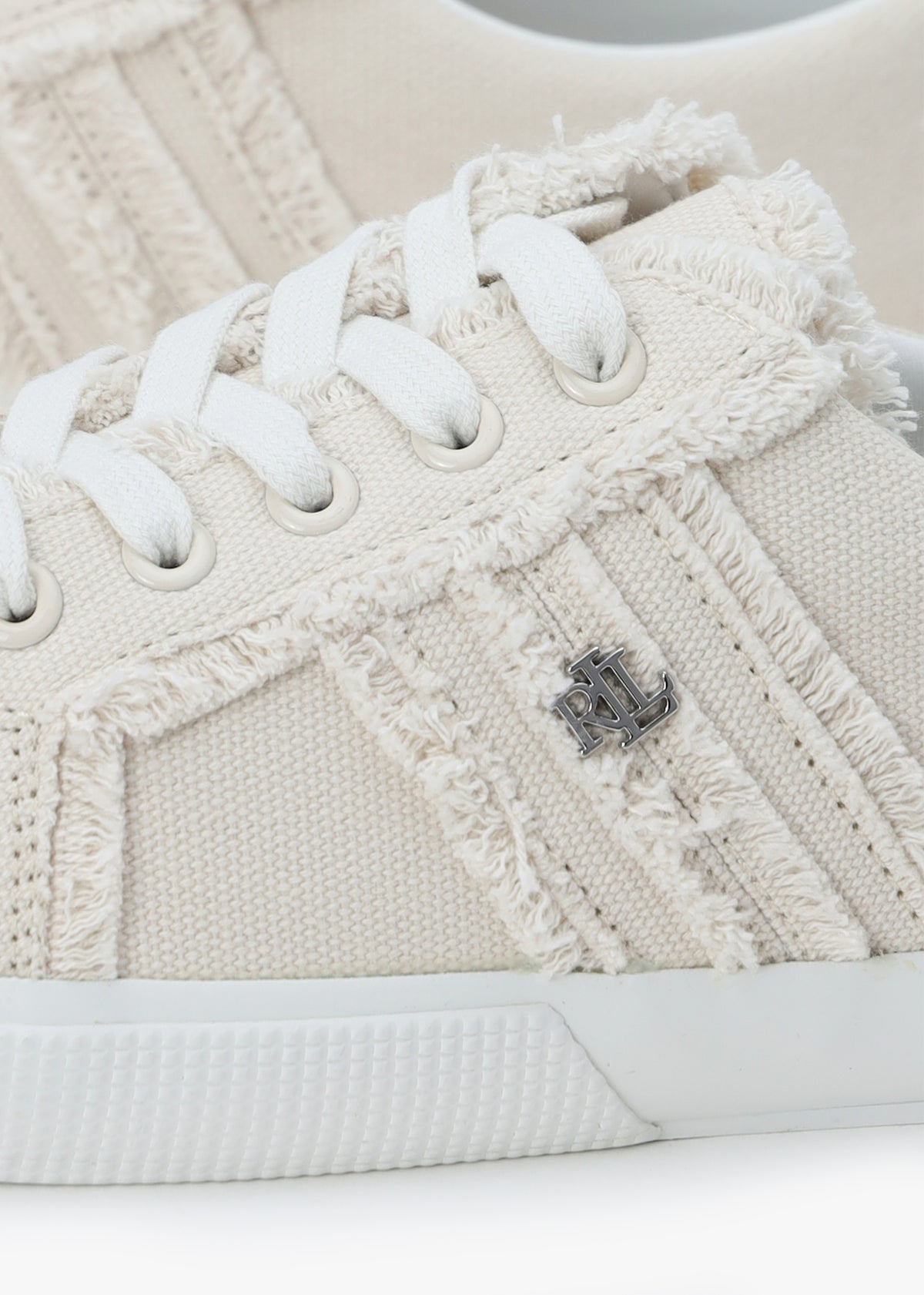 Janson Fray White Canvas Trainers