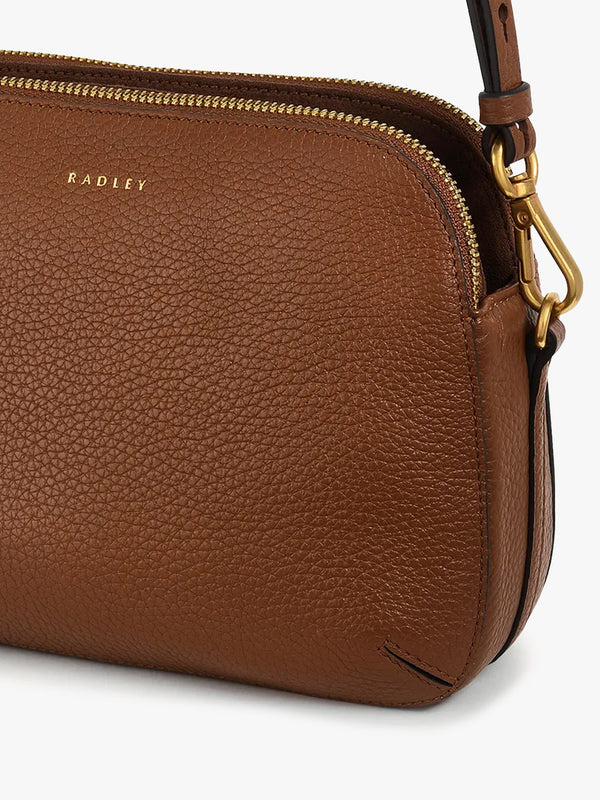 Medium Dukes Place Saddle Leather Cross-Body Bag