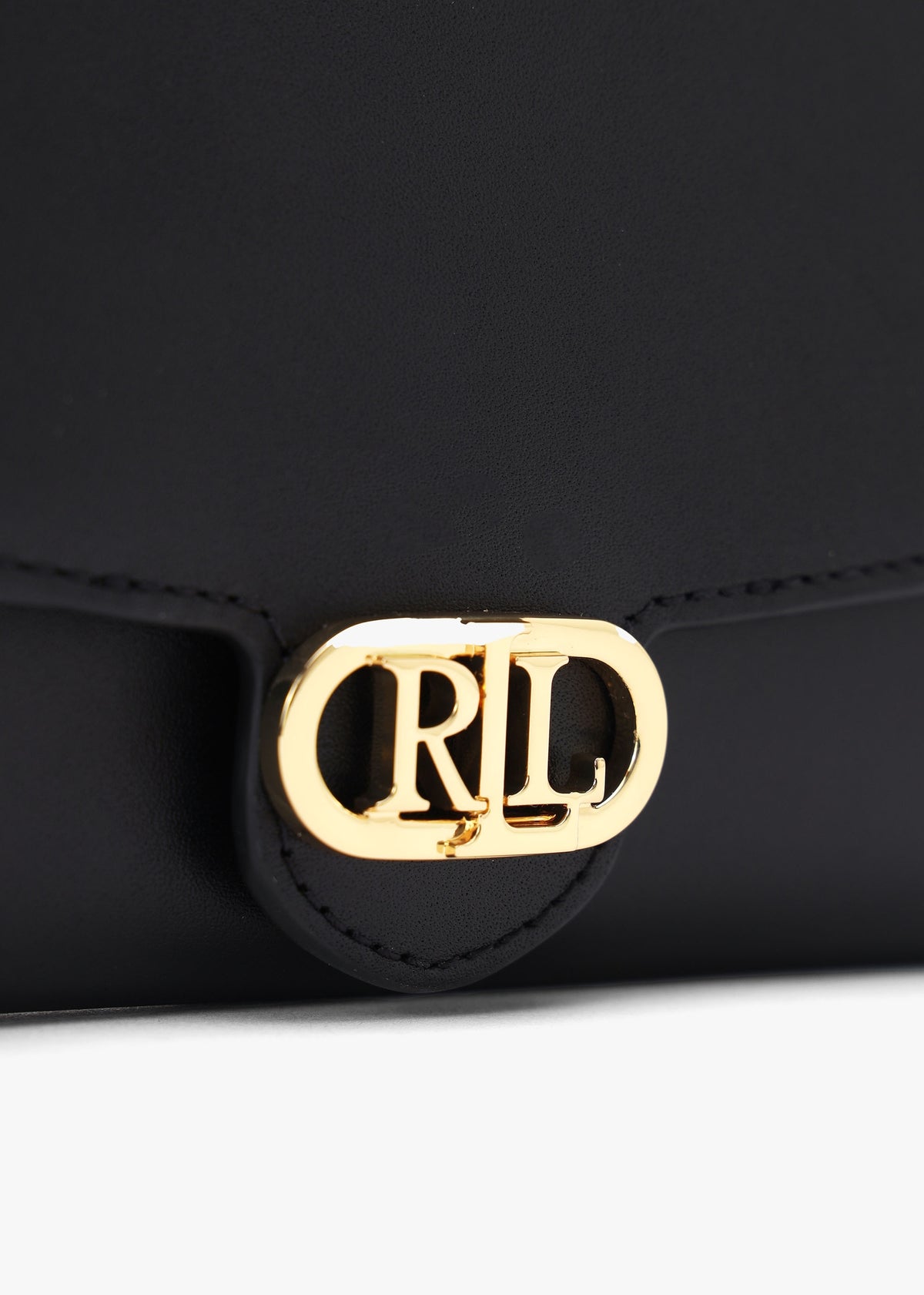Medium Adair Black Leather Wallet On A Chain