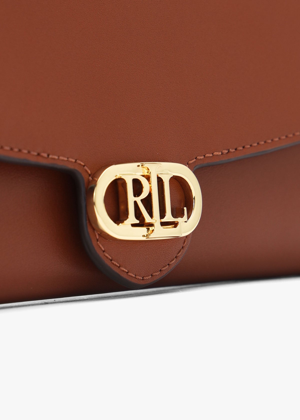 Medium Adair Lauren Tan Leather Wallet On A Chain
